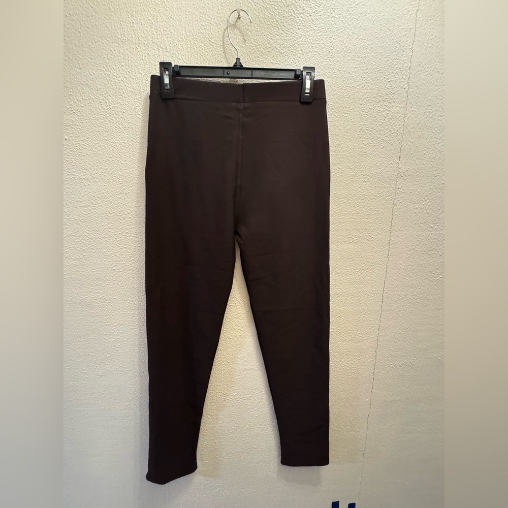 NWOT Coco + Carmen Women’s Jasmine Zip Pocket Skinny Brown Legging - Picture 3 of 5